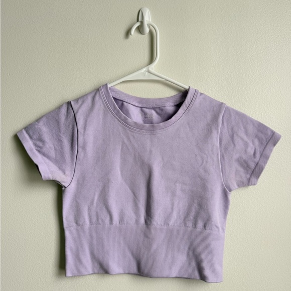 Offline Tops - Offline Lavender Cropped T-Shirt